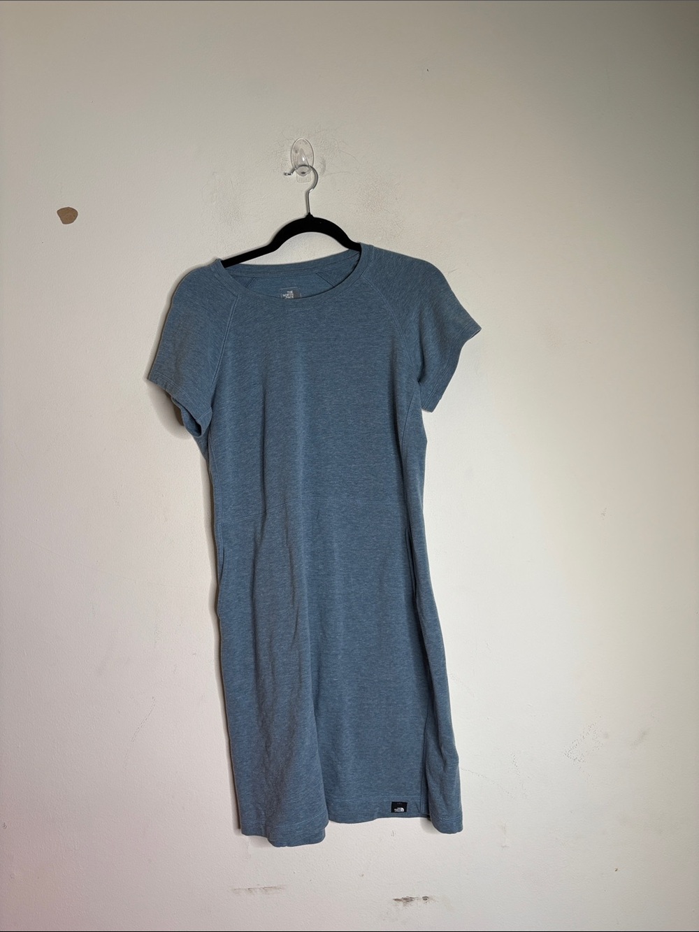 The North Face Heathered Blue Short Sleeve Dress